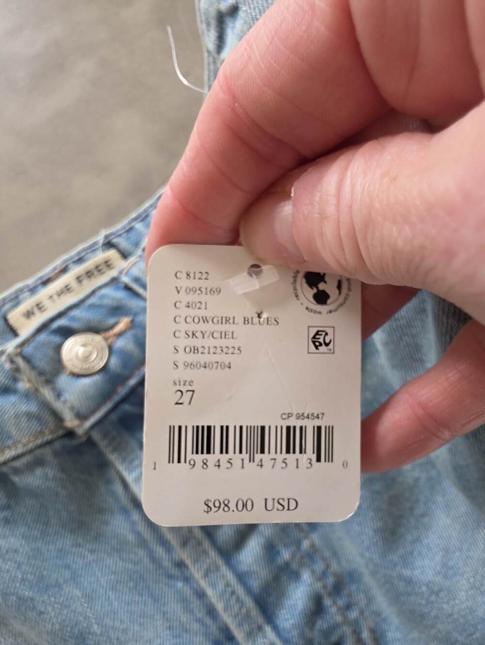 Free People ($135) We The Free Cerine High Rise Bootcut Jeans Light Wash - Picture 4 of 9
